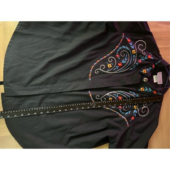 Womens Size Large Dark Green‎ Velvet Short Holiday Vintage Dress Button Up - Picture 4 of 5